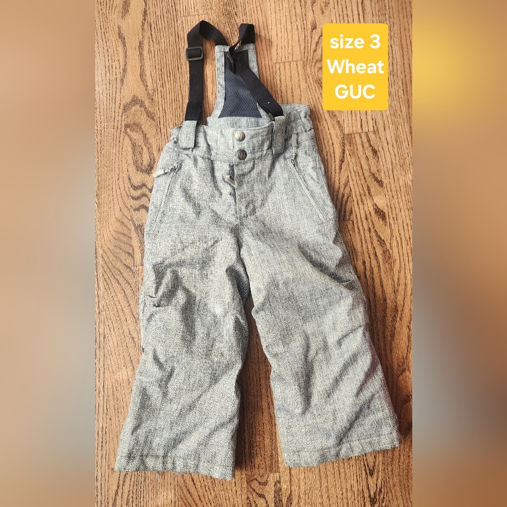 Wheat Clothing Snow Bibs Size 3
